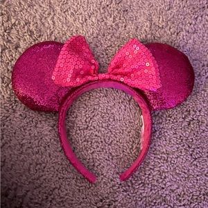 Hot pink Disney parks Minnie Mouse ears